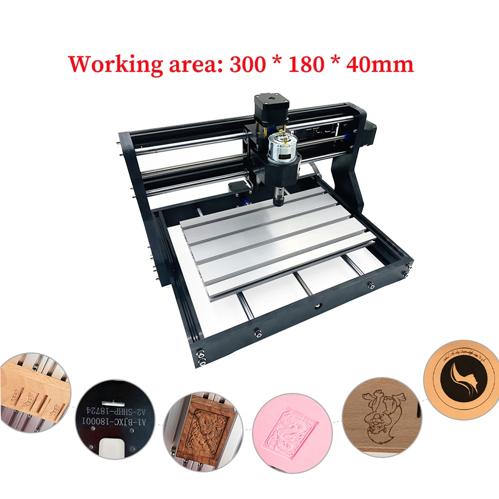 CNC 3018 Pro laser engraving machine 0.5-15W DIY laser micro engraving machine can engrave wood/ plastic/ leather / 15Wstainless - Image 3