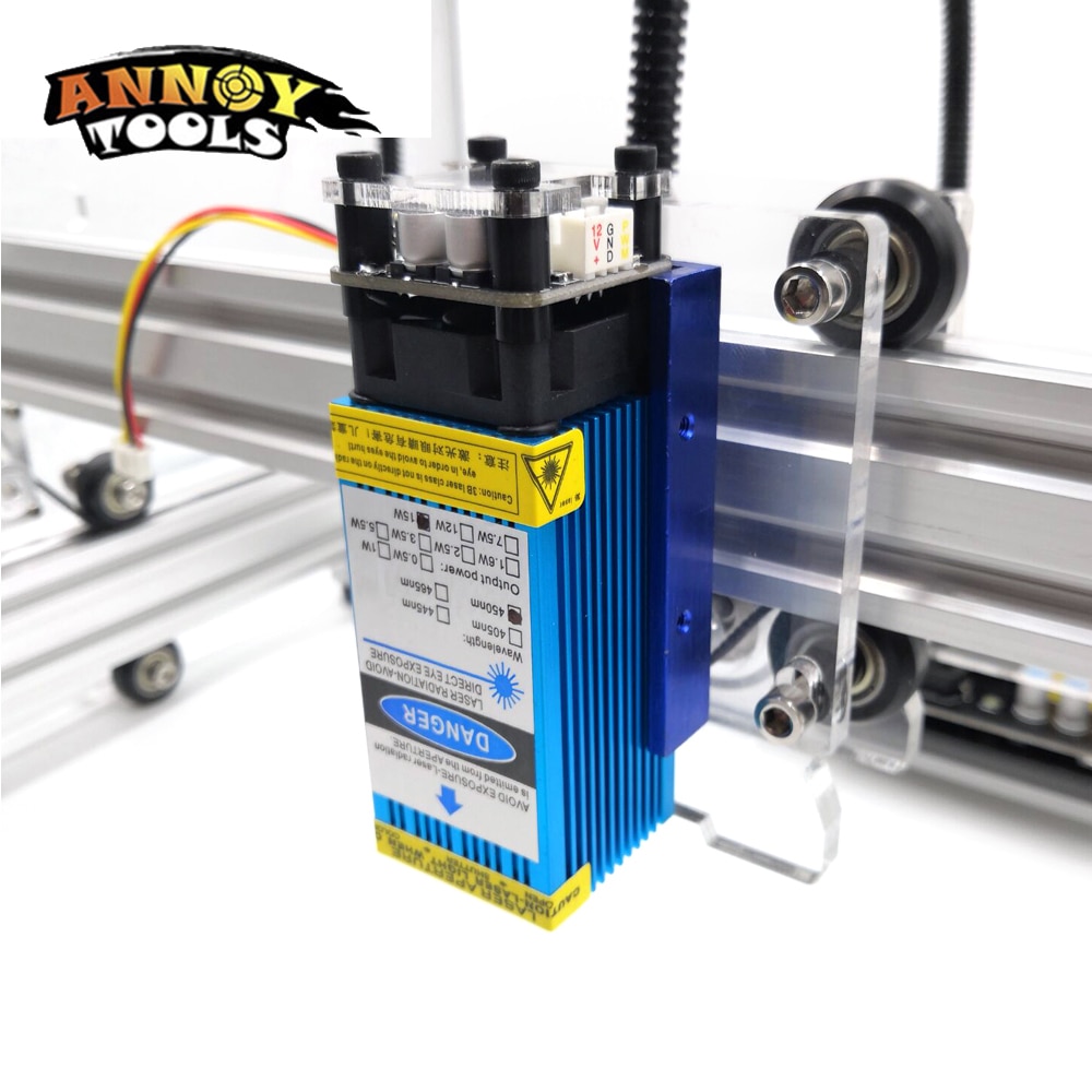 CNC Milling Machine Laser Cutter Accessories Laser Module 15W with PWM Laser CNC for DIY Router Engraving and Cutting - Image 4