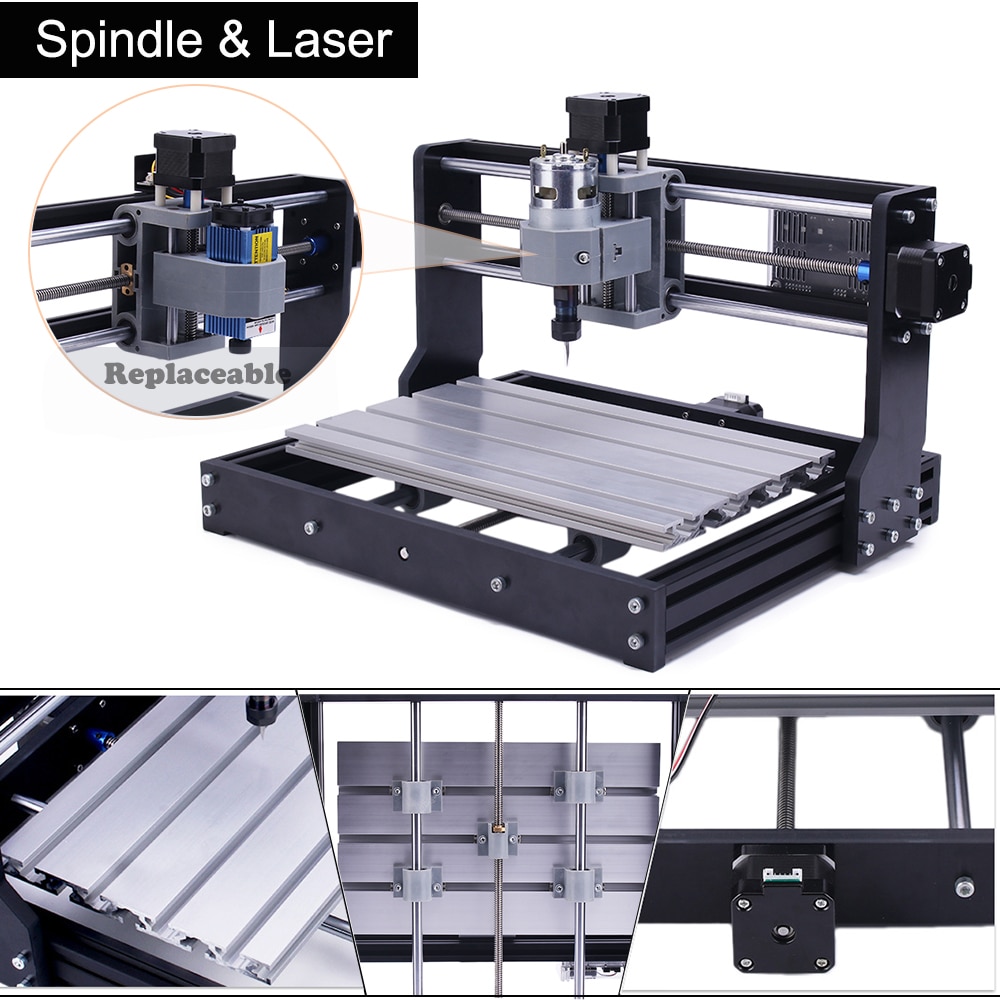CNC Router 3018 Pro Max 15W 10W 5.5W PWM TTL Wood Laser Engraving Machine GRBL ER11 Collect - Image 3