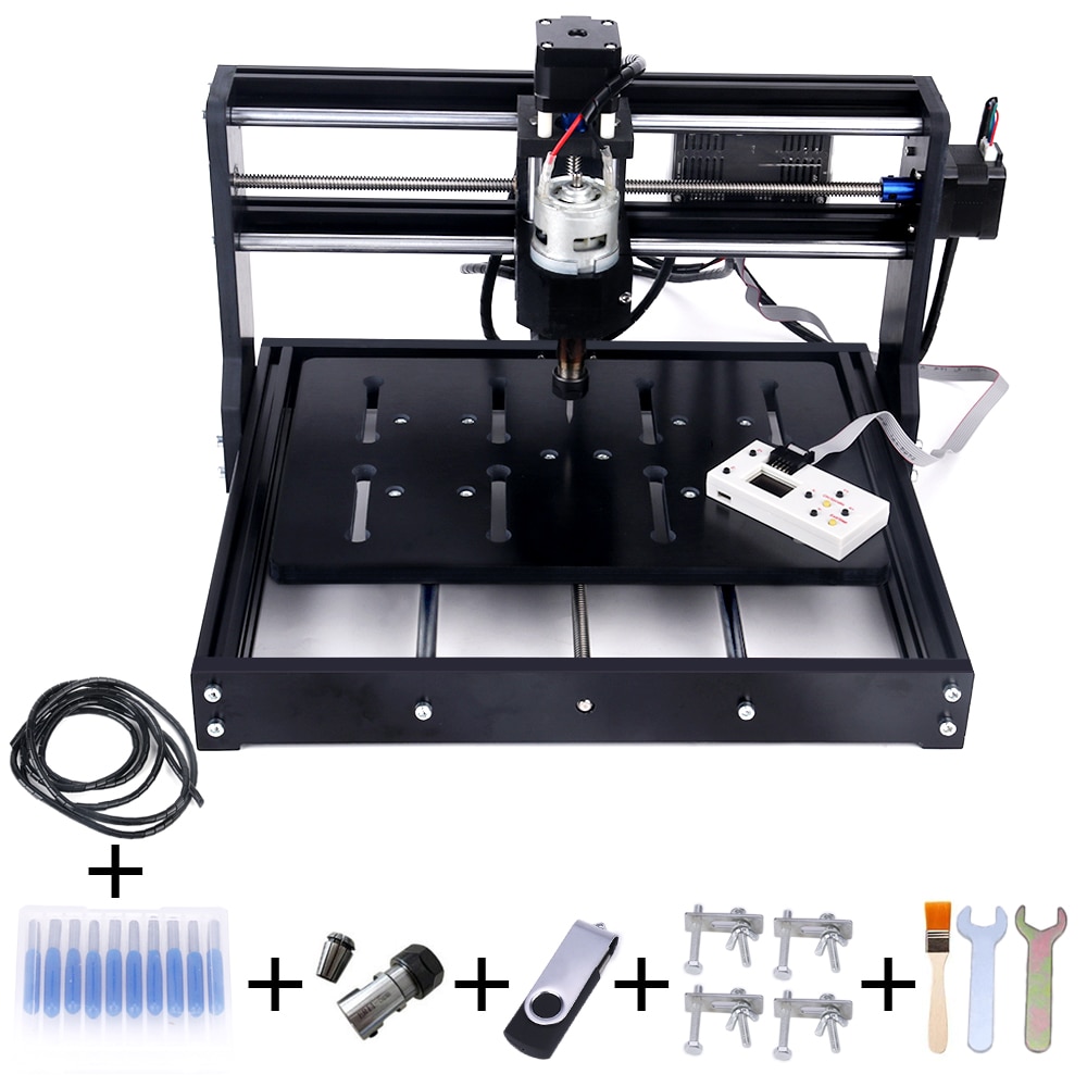 CNC Router 3020 Laser Engraving Machine TTL PMW Control 1000mW 3000mW 5500mW 7W 10W 15W Laser Diodo