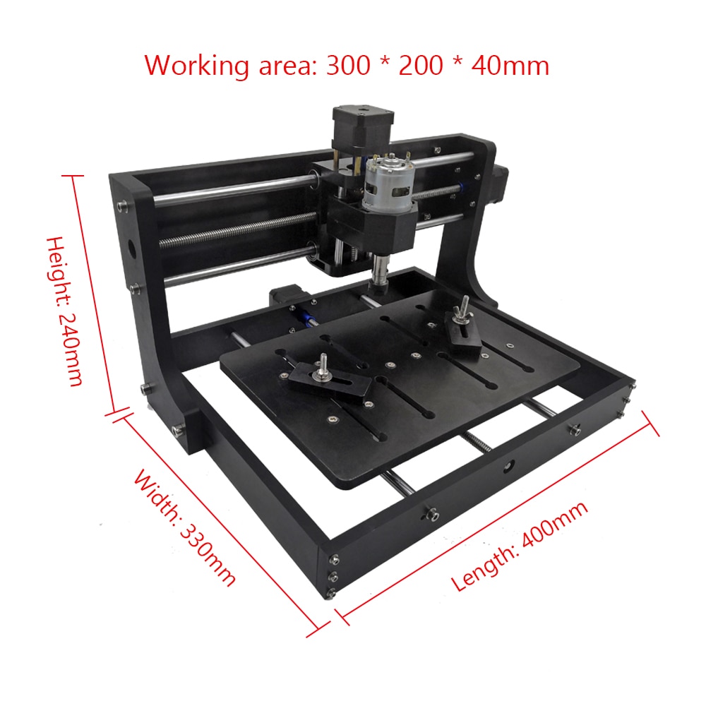 CNC3020 Laser Engraving Machine 3Axis Milling Wood Cut Router DIY Laser Engraver support Offline Control 0.5W-15W power - Image 3