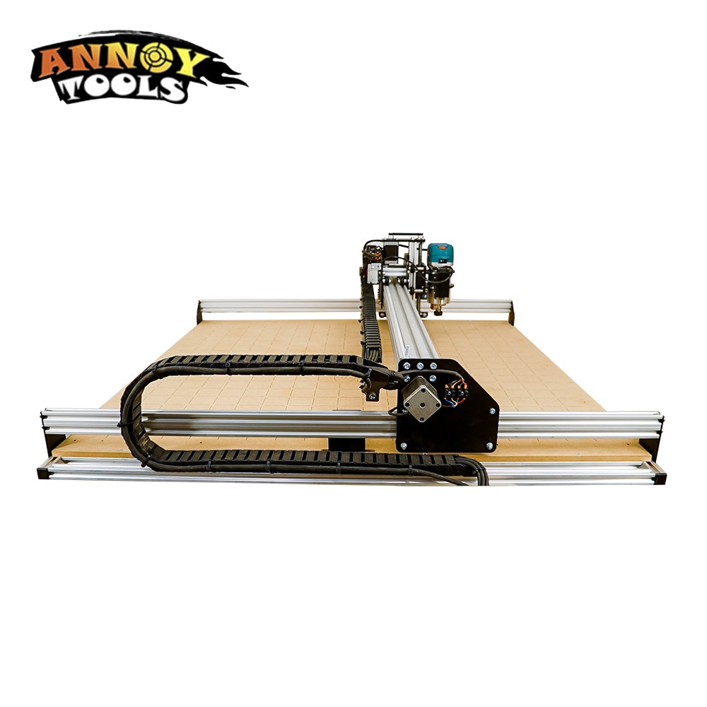 CNCWood Router 15W 1000*1000mm Working Area Laser Cutter With 700W Trimming Machine Full assemble shipping - Image 3