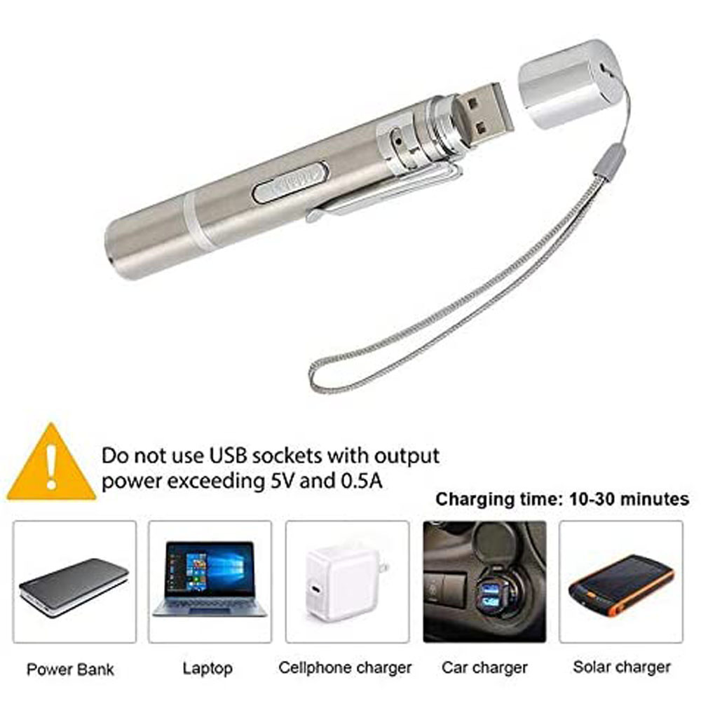 Cat Toys for Cat Chase Red Laser 3 In 1 Mini USB Rechargeable Flashlight Funny Cat Stick Pet Toy for Exercise Portable Pet