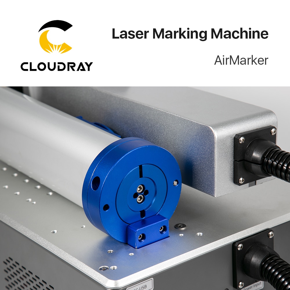 Cloudray 1064nm Laser Marking Machine Raycus 20W 30W Foldable Fiber Machine 50*50-200*200 Woring Area for DIY Marking Metal Gift - Image 5