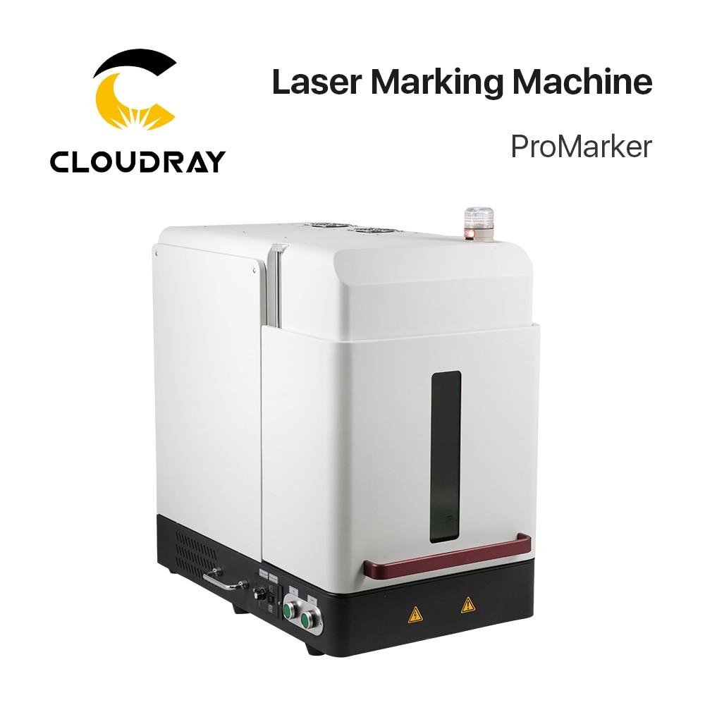 Cloudray Closed Fiber Marking Machine Raycus Fiber Laser 20W 30W 50W Small Metal Automatic Machine for Gold Silver Metal Marking - Image 2