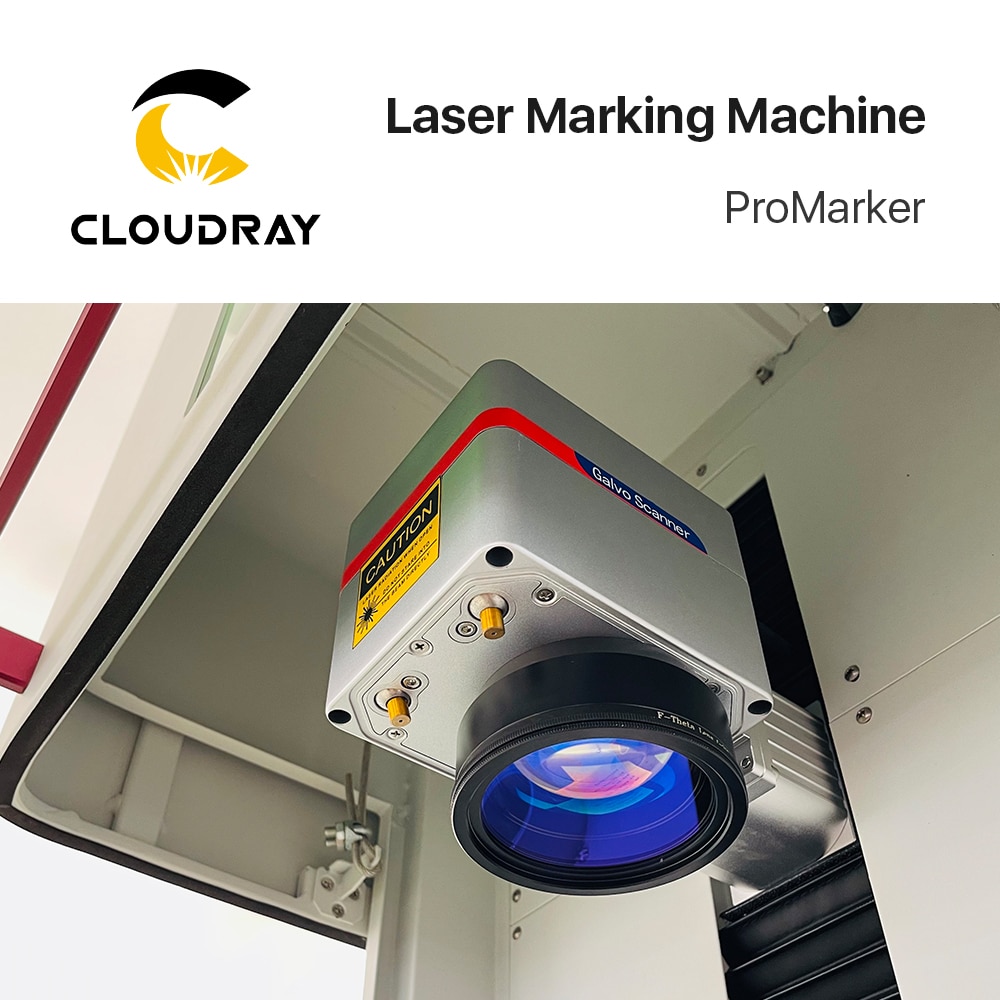 Cloudray Closed Fiber Marking Machine Raycus Fiber Laser 20W 30W 50W Small Metal Automatic Machine for Gold Silver Metal Marking - Image 4
