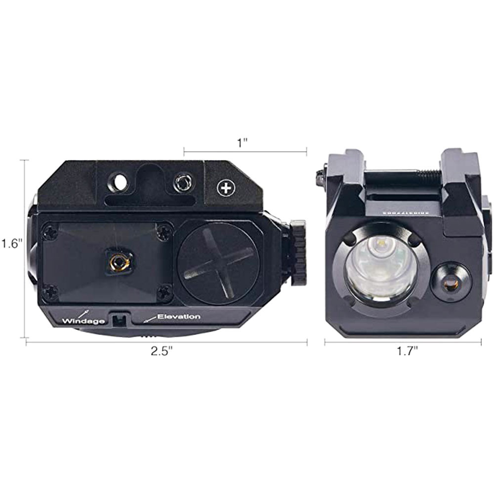 Compact Tactical Weapon Light and militar mira laser para pistola armas de defesa Combo Pistol Green Laser Sight - Image 5