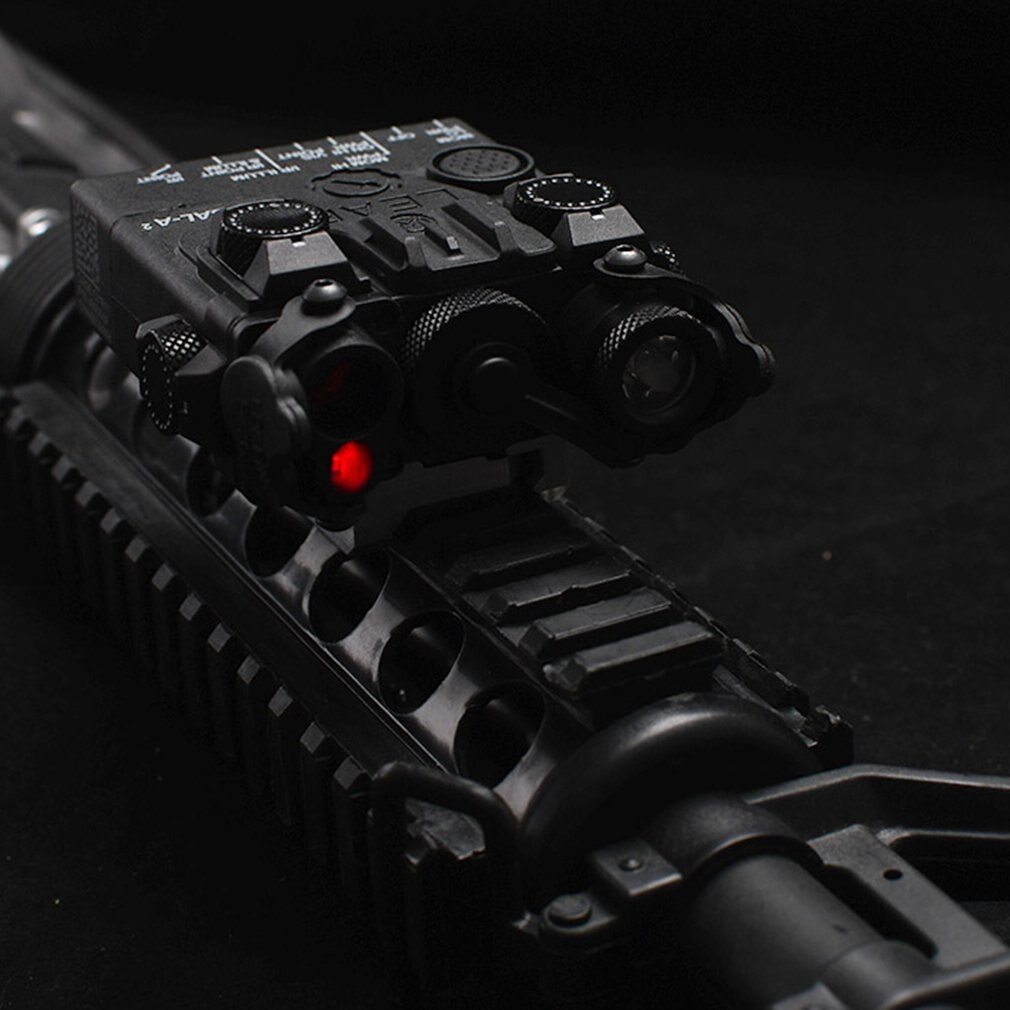 DBAL-A2/PEQ-15 Red Laser IR Laser Indicator Metal Small Laser Sights For Hunting Rifles Tactical QD Base Indicator