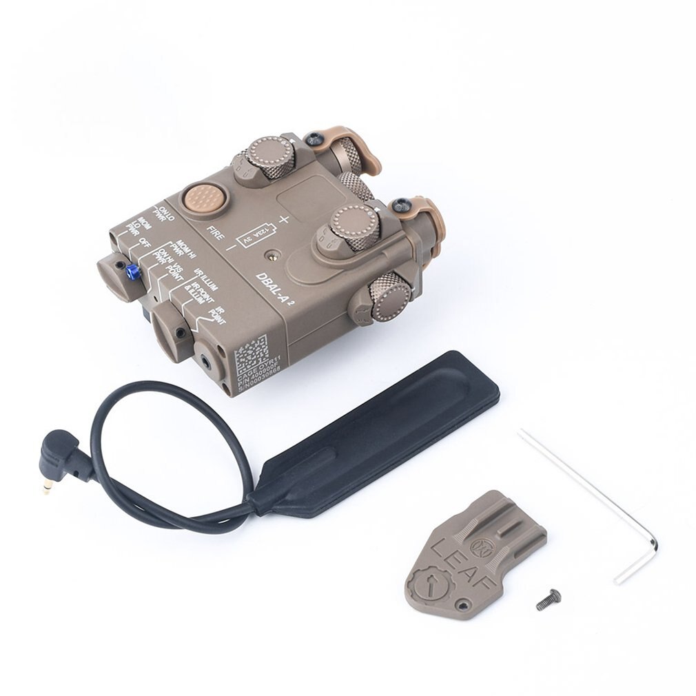 DBAL-A2/PEQ-15 Red Laser IR Laser Indicator Metal Small Laser Sights For Hunting Rifles Tactical QD Base Indicator - Image 5