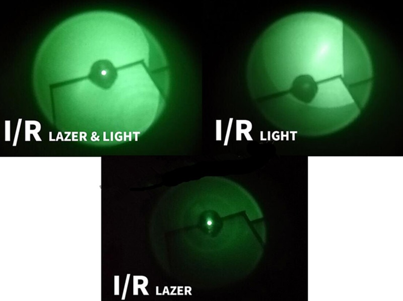 DBAL-A2IR weapon light IR Illuminator/Red laser/laser IR with Remote Switch Tactical fleshlight Hunting Rifle Airsoft - Image 5