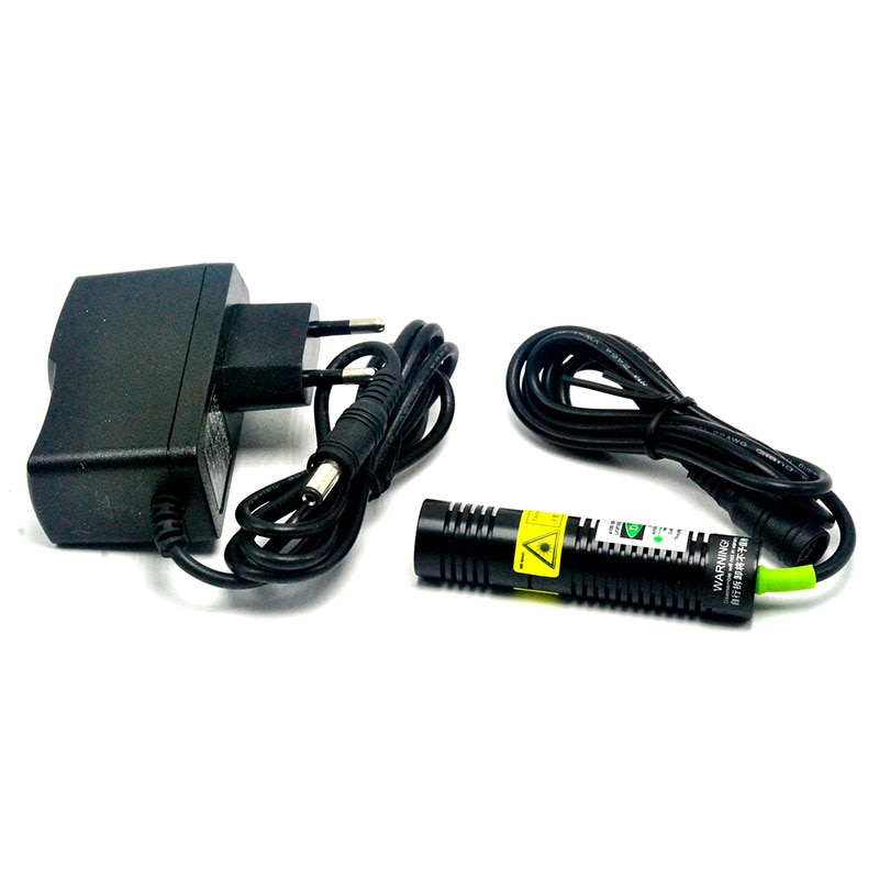 DC5V 10mw 532nm Green Dot Line Beam Laser Diode Module 18mmx75mm AC Adapter US/EU/AU/UK - Image 4