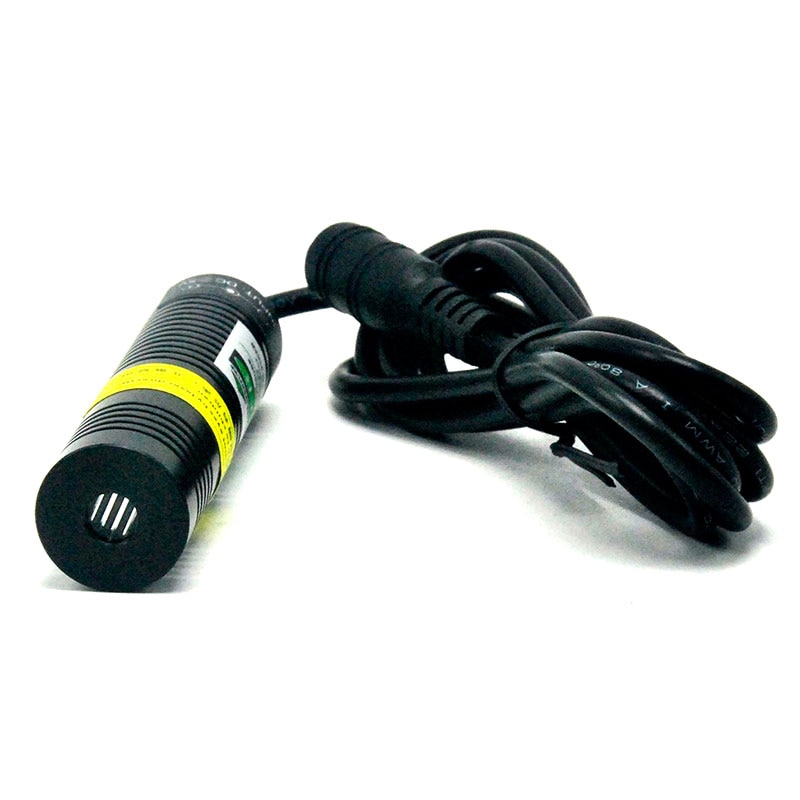 DC5V 10mw 532nm Green Dot Line Beam Laser Diode Module 18mmx75mm AC Adapter US/EU/AU/UK