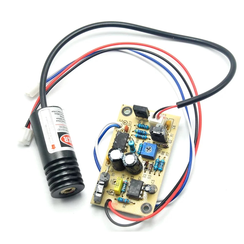 DC5V Industrial/Lab 100mW 650nm 658nm Laser Diode Lazer Dot Module w TTL Driver1845