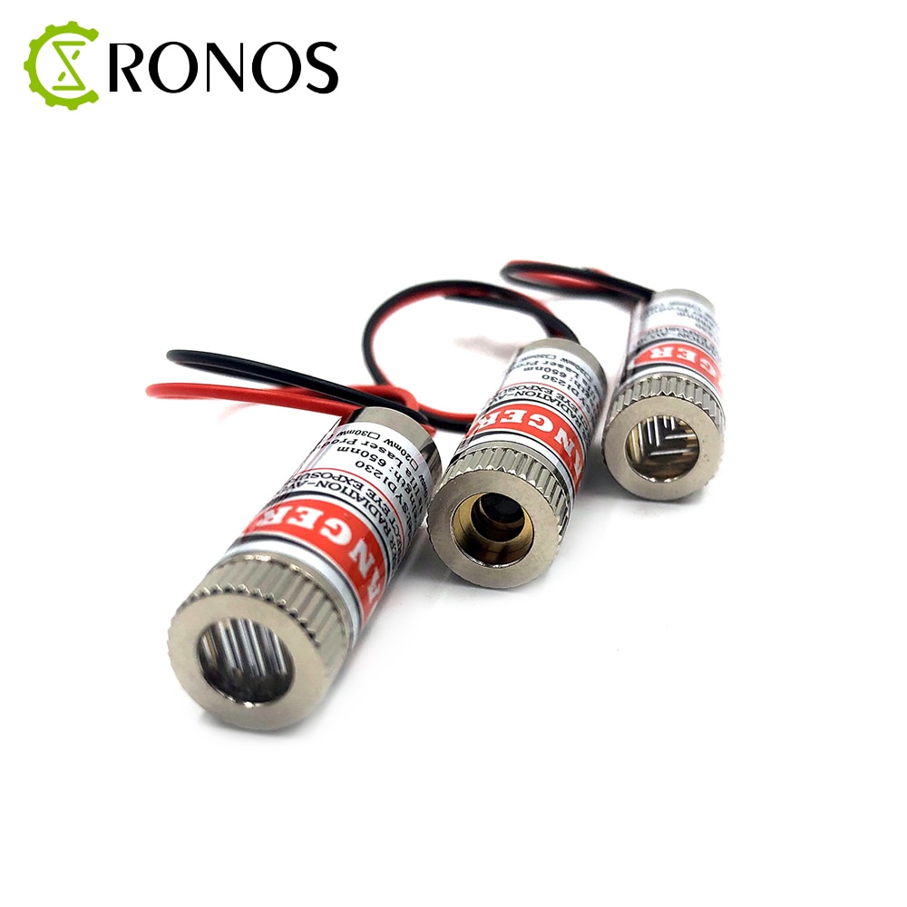 DIY 650nm 5mW Red Point / Line / Cross Laser Module Head Glass Lens Adjustable Focus Laser Industrial Positioning Laser Aiming - Image 2