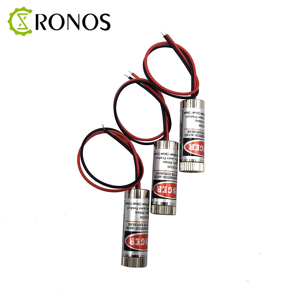 DIY 650nm 5mW Red Point / Line / Cross Laser Module Head Glass Lens Adjustable Focus Laser Industrial Positioning Laser Aiming - Image 4