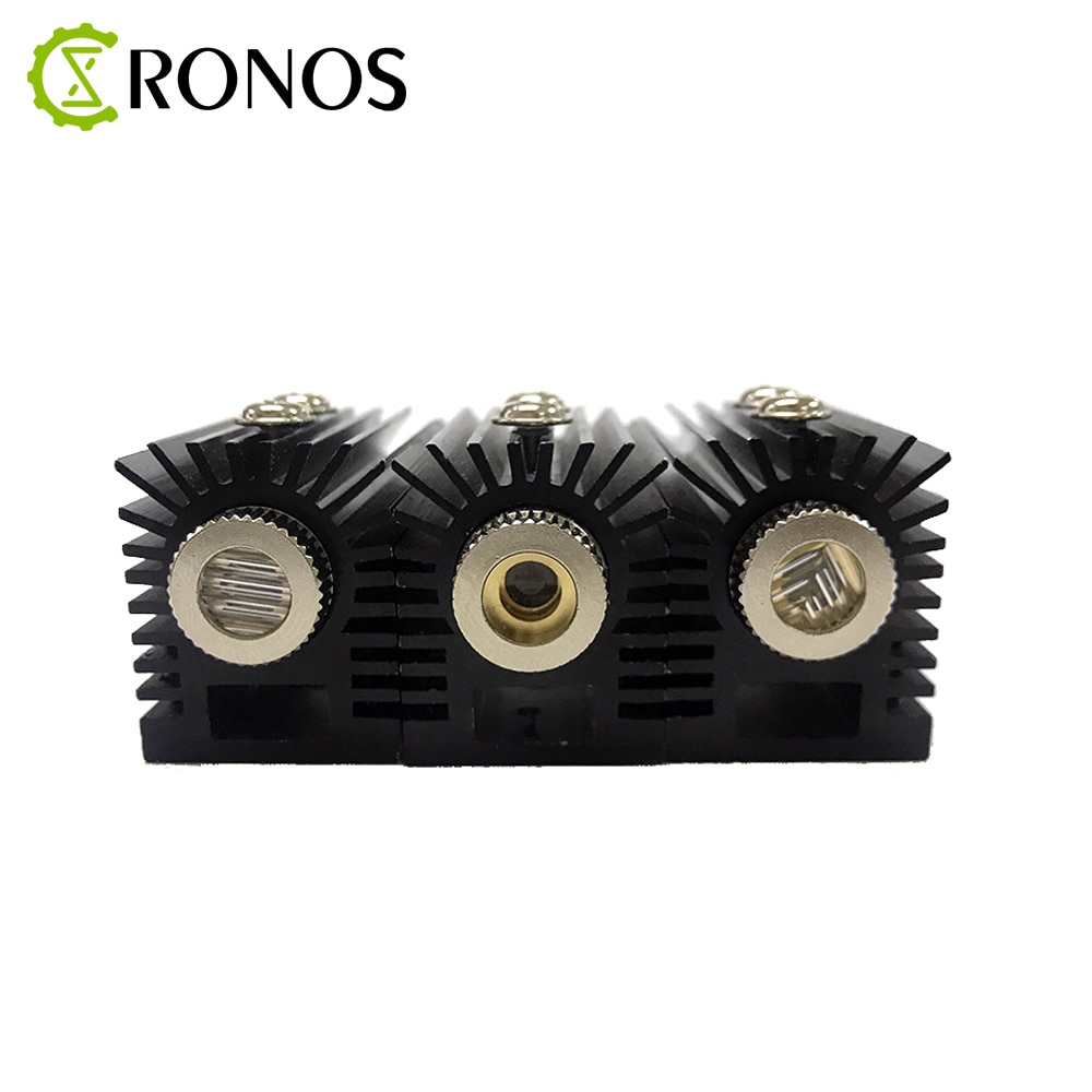 DIY 650nm 5mW red dot / line / cross laser module head glass lens adjustable focus laser positioning with heat sink - Image 2