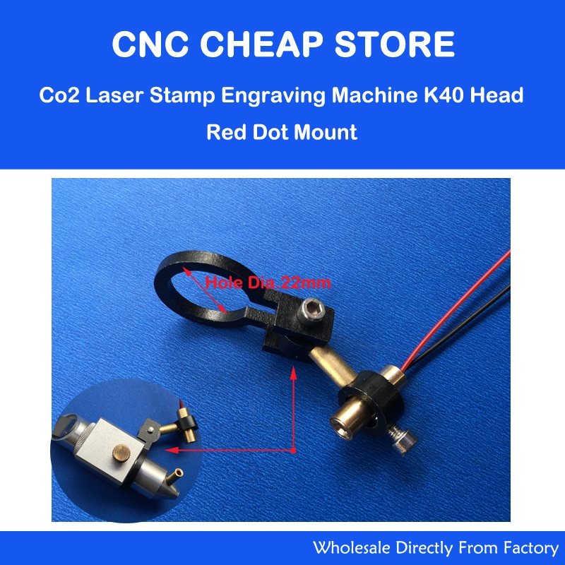 DIY Engraving Cutting K40 Co2 Laser Head Adjust Focus Focal Diode Module Red Dot Position 5V Holder Dia 22mm - Image 2