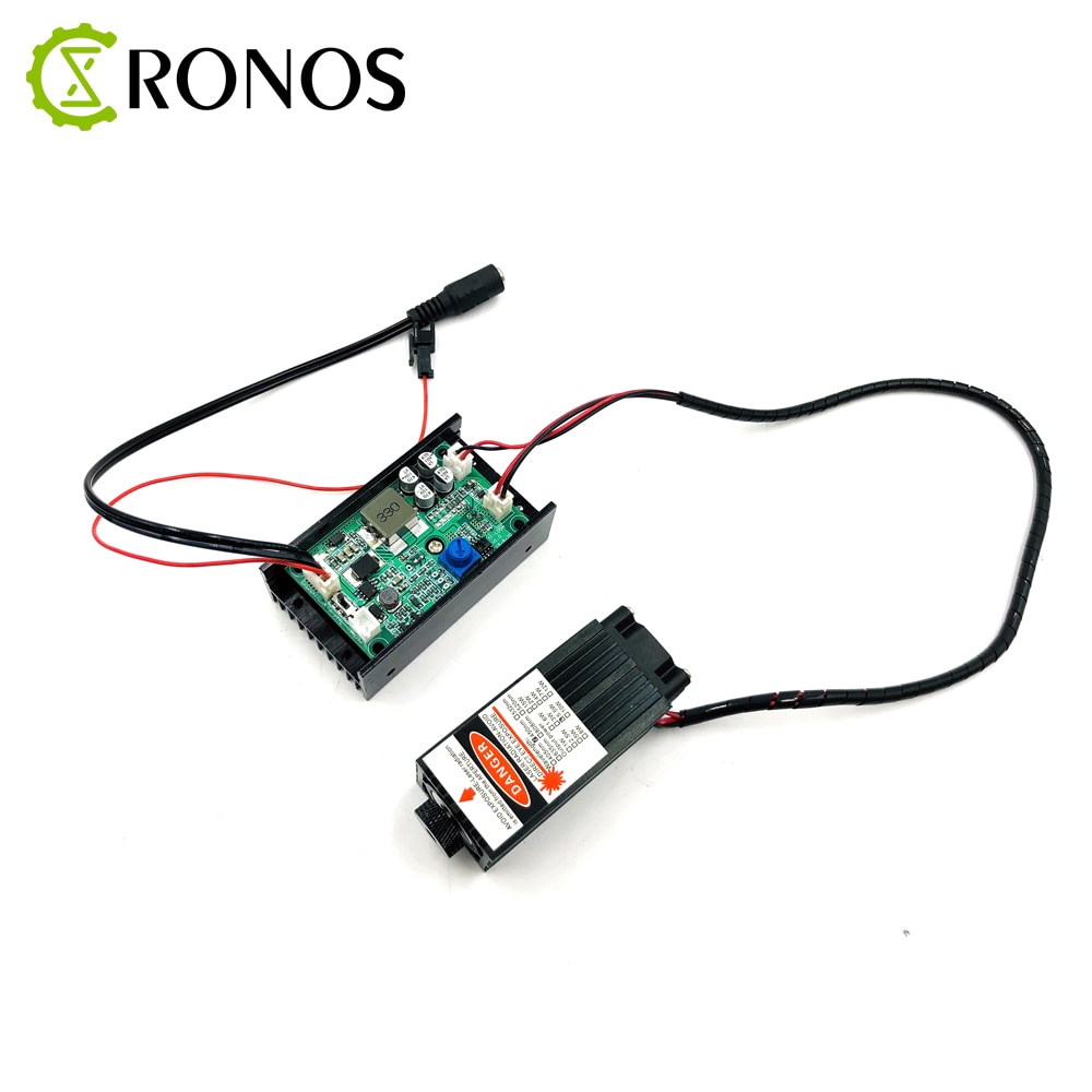 DIY Laser Engraver Accessories 5.5W Laser Head Free Shipping 450nm 5500mW 12V High Power TTL Adjustable Focus Blue Laser Module - Image 2