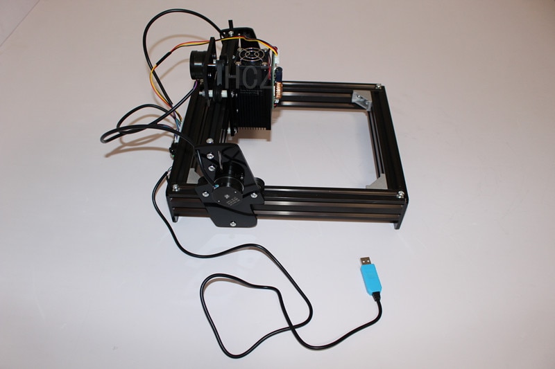 DIY mini laser cnc 15W high power laser engraving machine metal machine, 15W laser module laser marking machine - Image 2