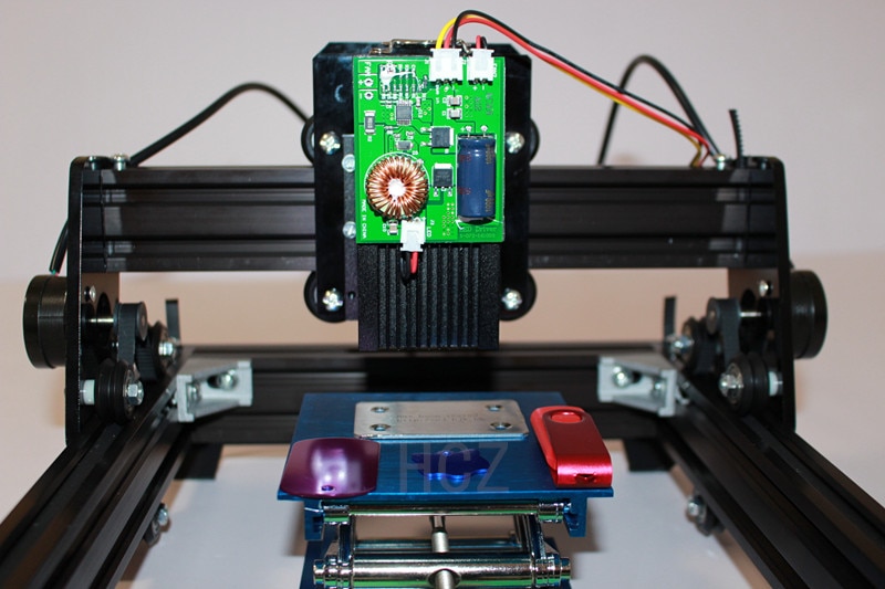 DIY mini laser cnc 15W high power laser engraving machine metal machine, 15W laser module laser marking machine - Image 4