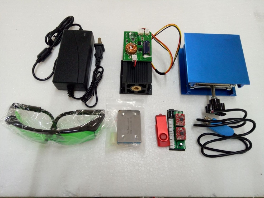 DIY mini laser cnc 15W high power laser engraving machine metal machine, 15W laser module laser marking machine - Image 5