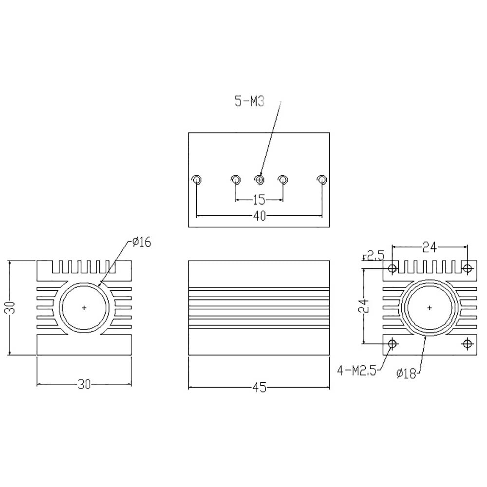 DPSS 60wm Grenn Laser Diodes Wavelengh 520nm Laser Module For Laser Light Show Laser Head - Image 3