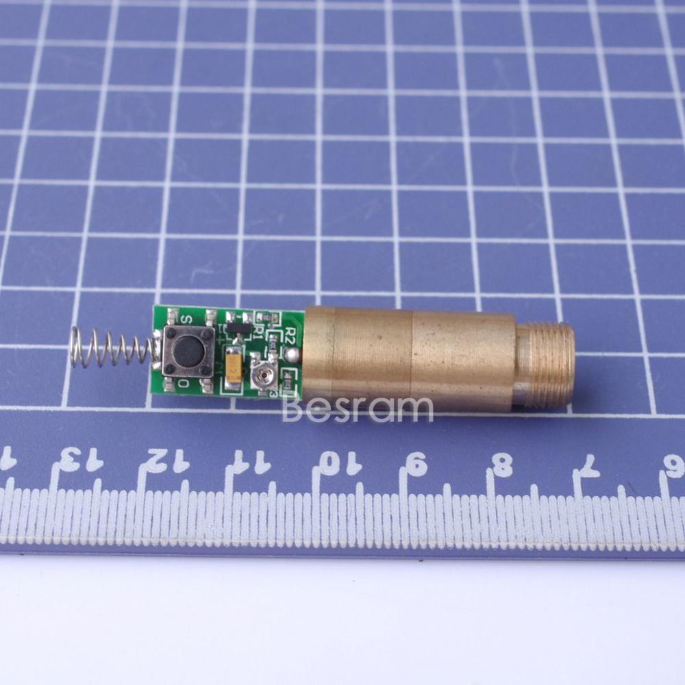 Dia. 12mm 532nm Green Laser Module Diode 50mw 3VDC Brass Body - Image 2