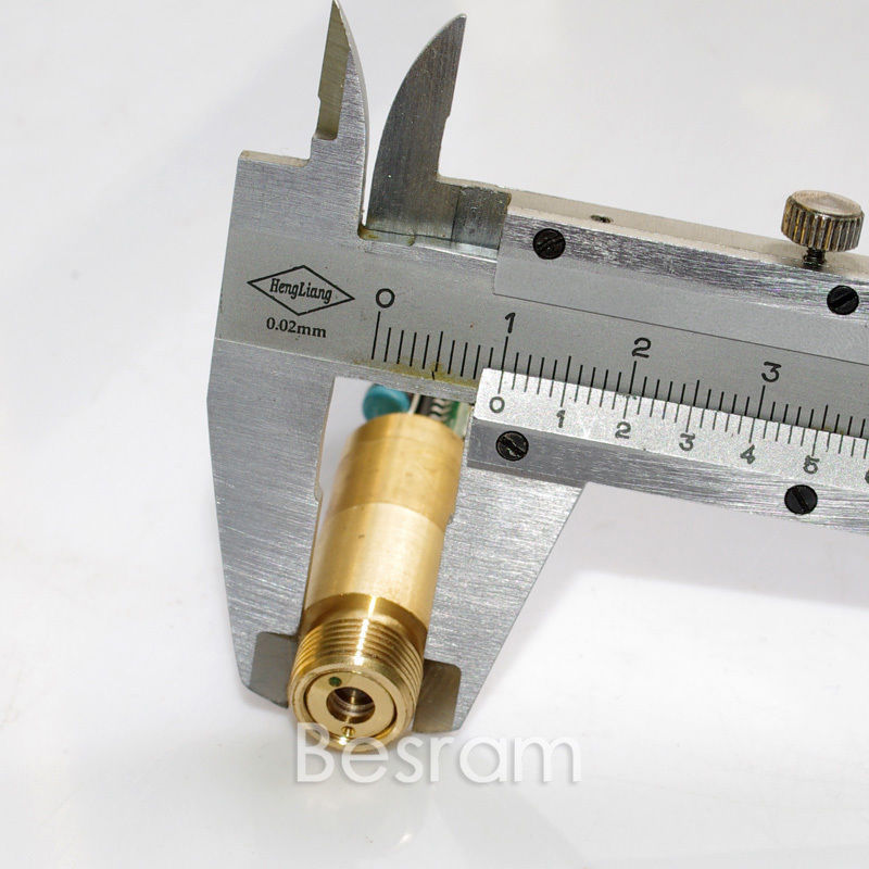 Dia. 12mm 532nm Green Laser Module Diode 50mw 3VDC Brass Body - Image 3