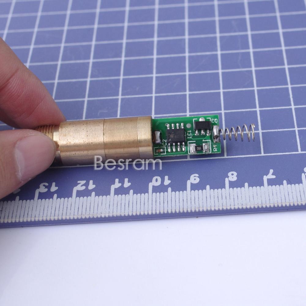 Dia. 12mm 532nm Green Laser Module Diode 50mw 3VDC Brass Body - Image 4