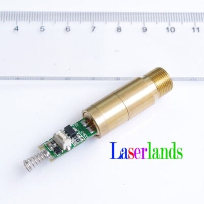 Dia. 12mm 532nm Green Laser Module Diode 50mw 3VDC Brass Body - Image 5