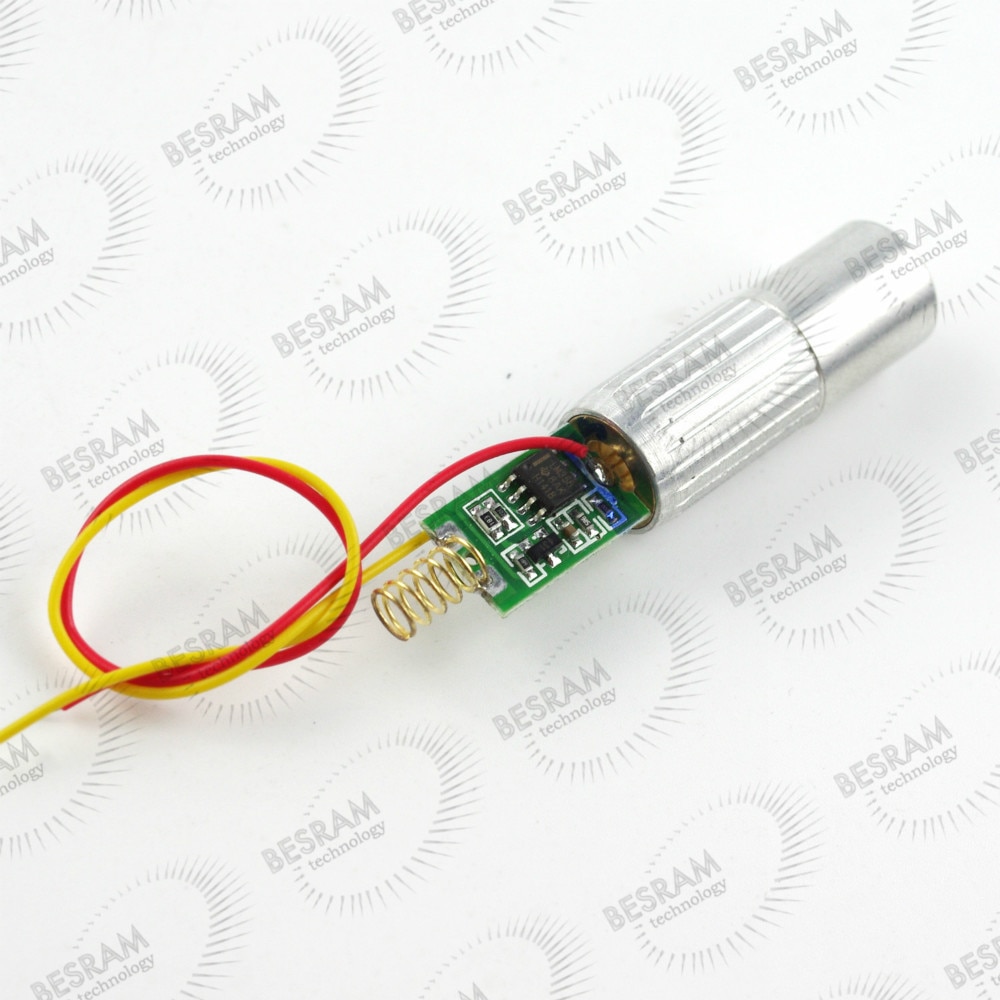 Dia.13mm 30mW 532nm Green Beam Laser Diode Module 3VDC - Image 2