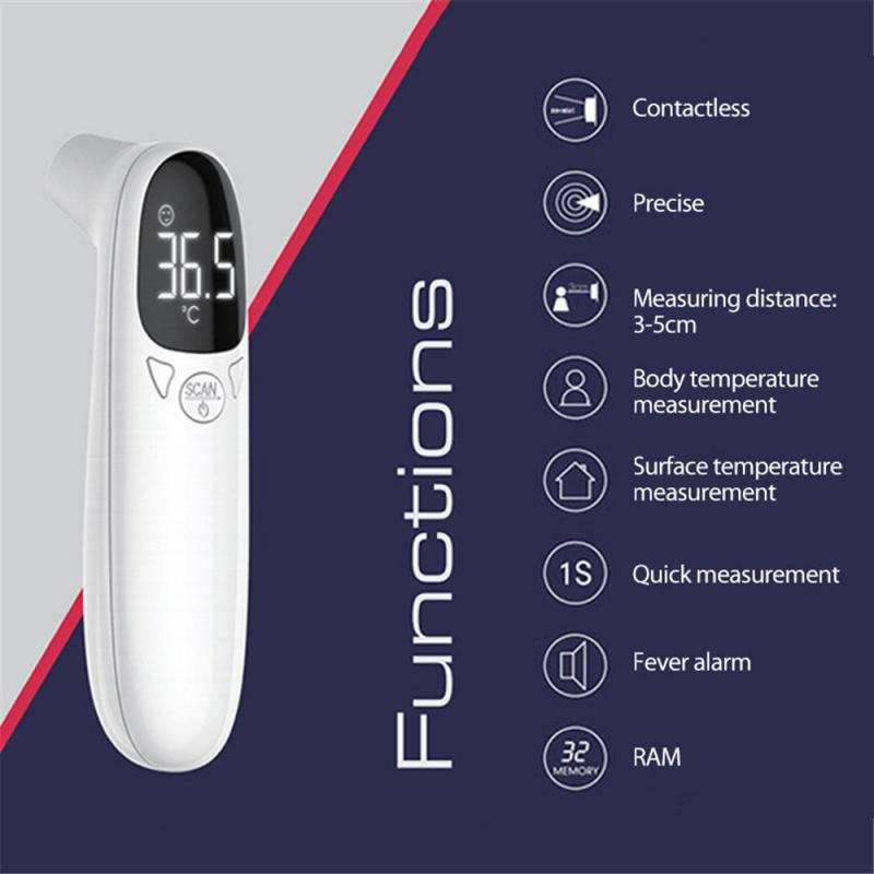 Digital Infrared Thermometer Non-Contact Forehead IR Ear Fever Electronic Laser Body Temperature Home Outdoor Kids Baby Adult - Image 4