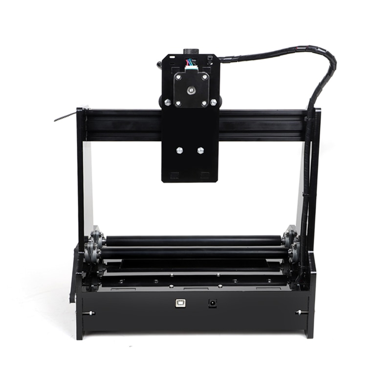Diode Laser Engraving Machine Assembled 15W Desktop Cylinder laser Carving marking cans Stainless Steel wood paper plastic - Image 4