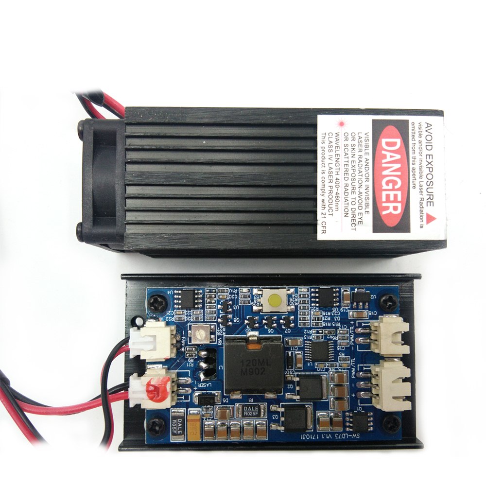 Domestica 7500mw 15000mw Laser Head for CNC3018 CNC2418 CNC1610 Engraving Machine 15W Wood Router Carving Machine PCB Milling - Image 2