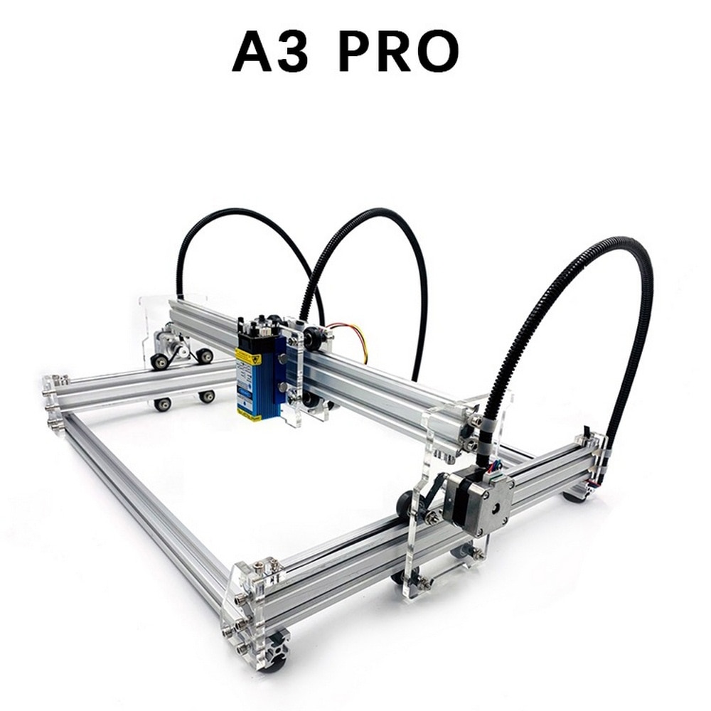 Domestica A3 Pro Mini Laser Cutting Machine 5500wm/3500wm/5500mw/7w/15w Laser DIY Laser Head Machine Engraver Wood Cutting PWM - Image 2