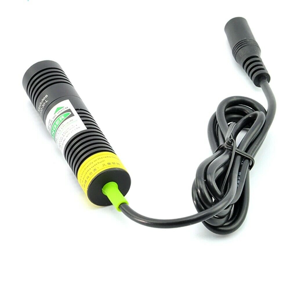 Dot 532nm 30mW Green Laser Module Long Time Working 18x75mm w/AC Adapter&Holder - Image 2