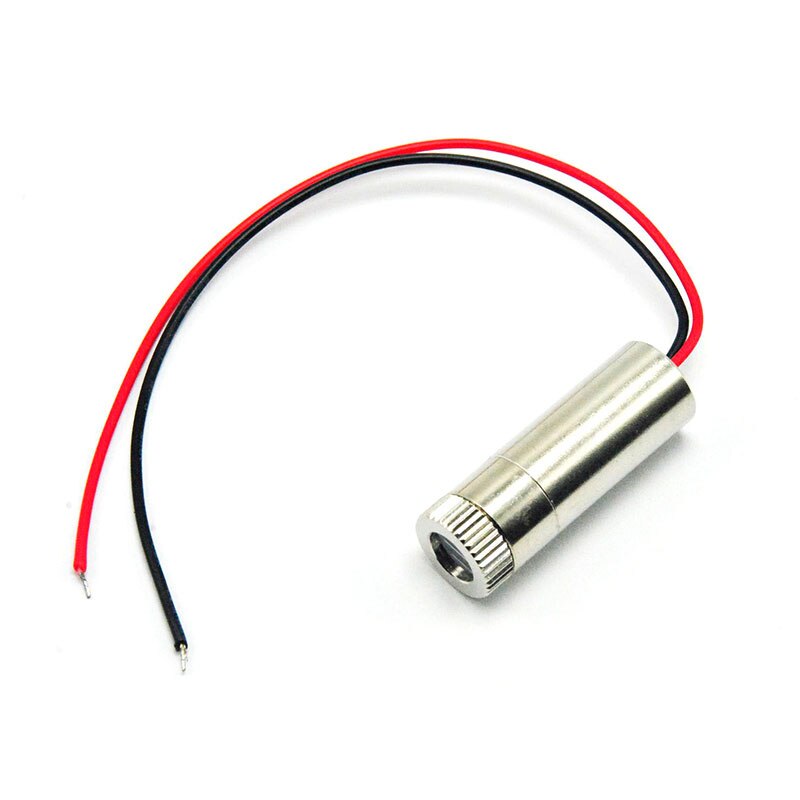 Dot Line Cross Red Lights 650nm 10mw Laser Diode Module 12x30mm Focusable Point Head 3V-5V w Heatsink Holder - Image 5
