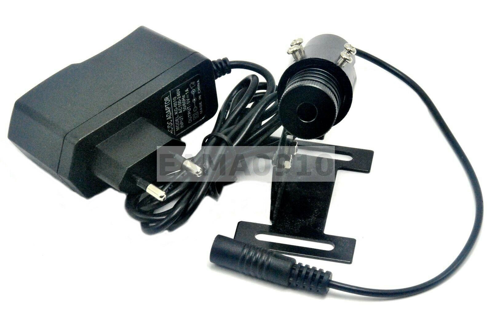 Dot Locator Laser Diode Module Light 650nm 20mW Red Laser 22x60mm w/ 5V Adapter