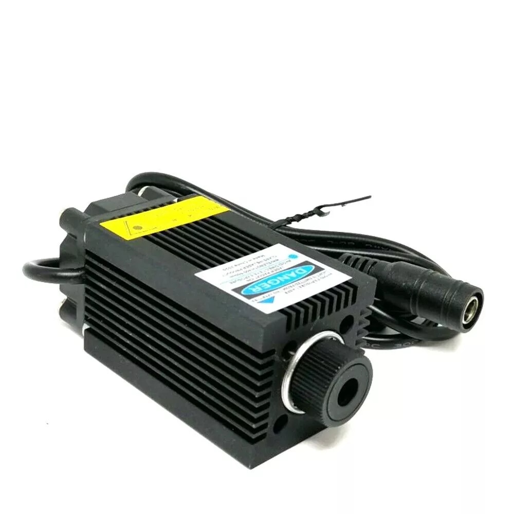 Dot Module Focusable 450nm 1W Blue Laser 1000mW Diodes 12V Power Locator Holder - Image 2