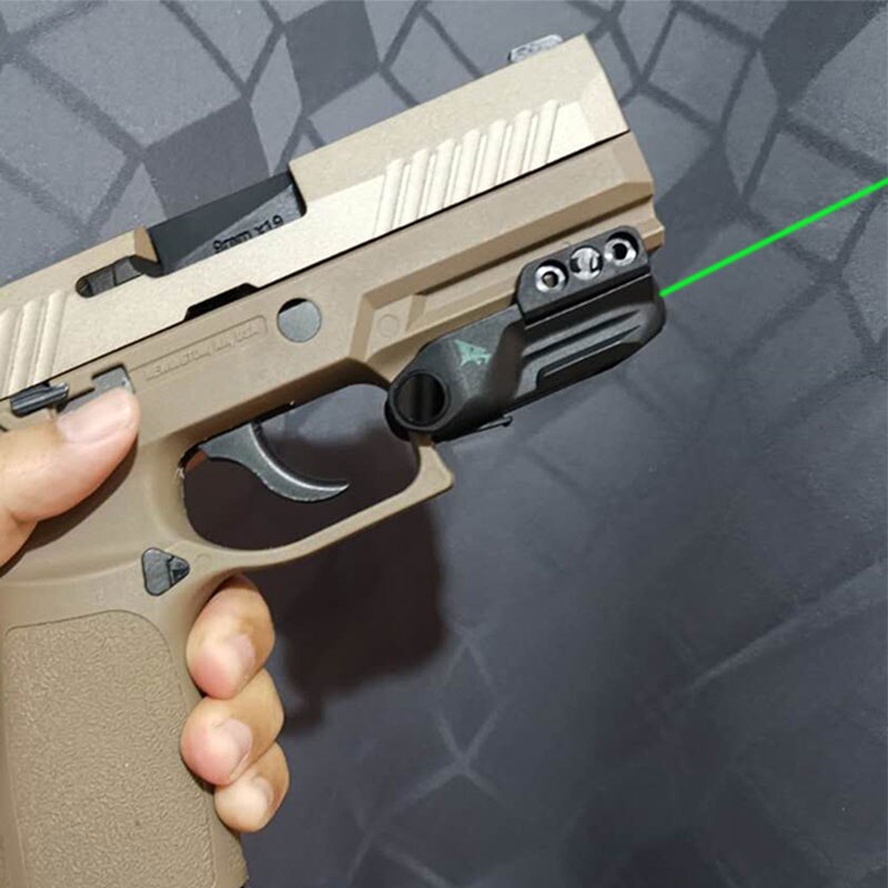 Drop shipping Rechargeable Glock 17 Pistol Green Laser Sight Tactical Self Defense Weapons Gun Laser Picatinny Rail Aiming Lazer