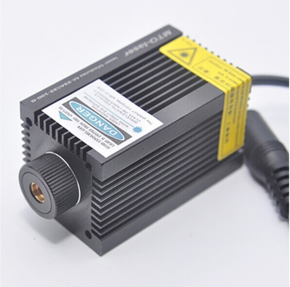 Engraving DIY Focusable 300mW 405nm Violet Blue Laser Diode Module with Fan 12vdc Adapter - Image 3