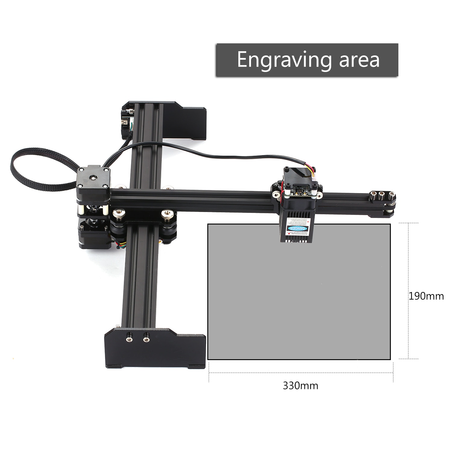 Engraving Machine 20W Laser High Speed Mini Desktop Laser Engraver Printer Portable Art Craft DIY Laser Engraving Cutter - Image 2