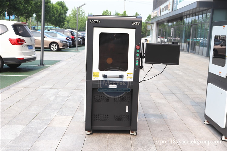 Factory Price Raycus 20W 30W 50W 100W Fiber Laser Marking Machine for Metal Sheet - Image 4