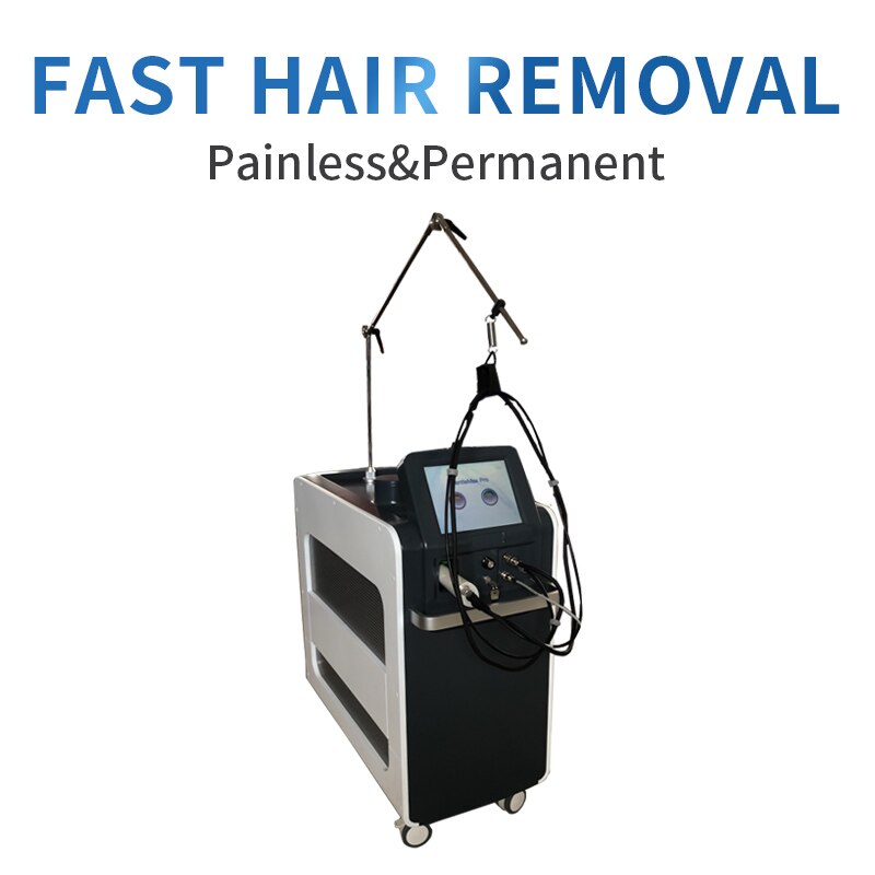 Fast Speed Painless Alexandrite Yag Laser 755nm 1064nm Permanent Hair Remover Beauty Diode Laser 755nm 1064nm Epilation