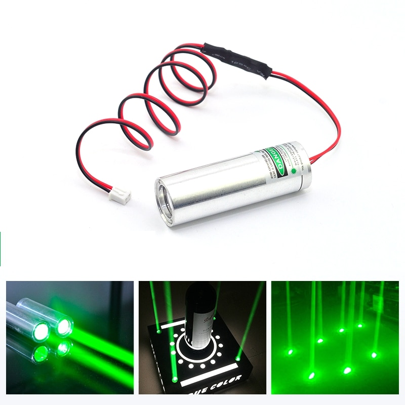 Fat Beam 532nm 50mw Green Laser Dot Diode Module KTV Bar DJ Stage Lighting