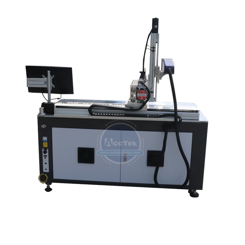 Fiber Laser Marking Machine AK6090F 20W 30W 50W Engraving Metal Large Size Cnc