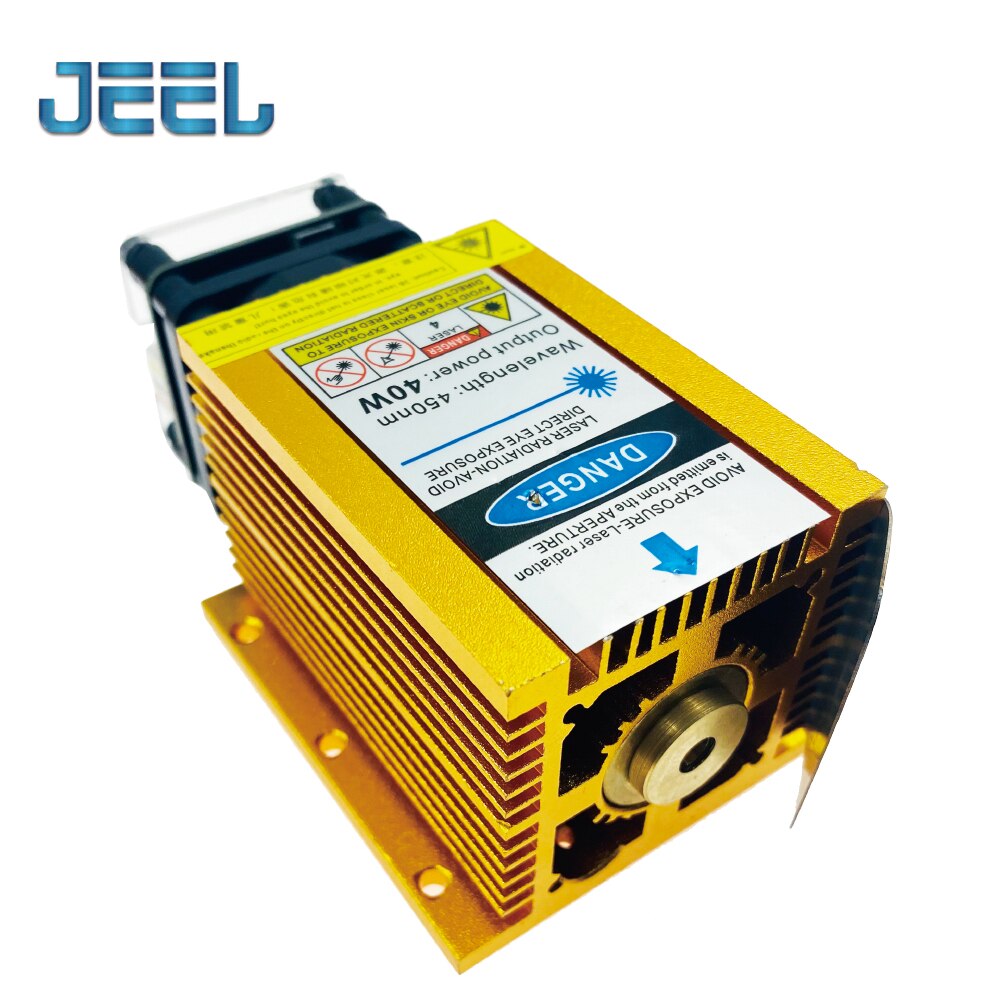 Fixed Focus 40W Laser Module 450nm Golden Laser Head TTL/PWM Module for CNC Laser Engraver Wood Cutting Tool - Image 2