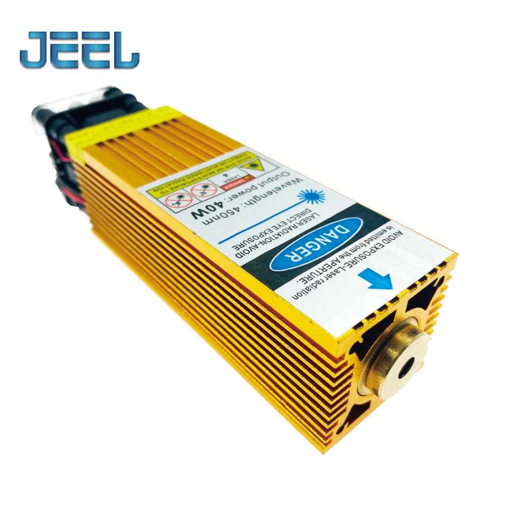 Fixed Focus 40W Laser Module 450nm Golden Laser Head TTL/PWM Module for CNC Laser Engraver Wood Cutting Tool - Image 3