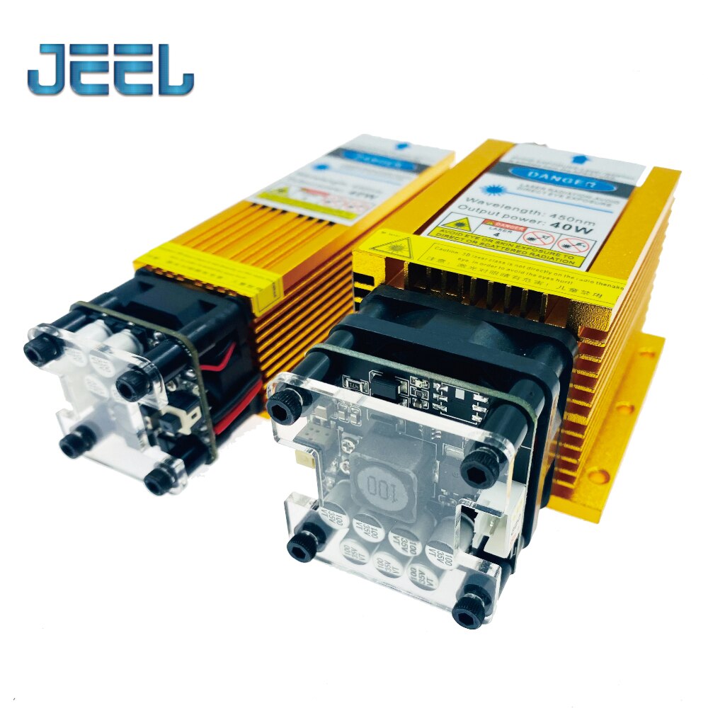 Fixed Focus 40W Laser Module 450nm Golden Laser Head TTL/PWM Module for CNC Laser Engraver Wood Cutting Tool - Image 5
