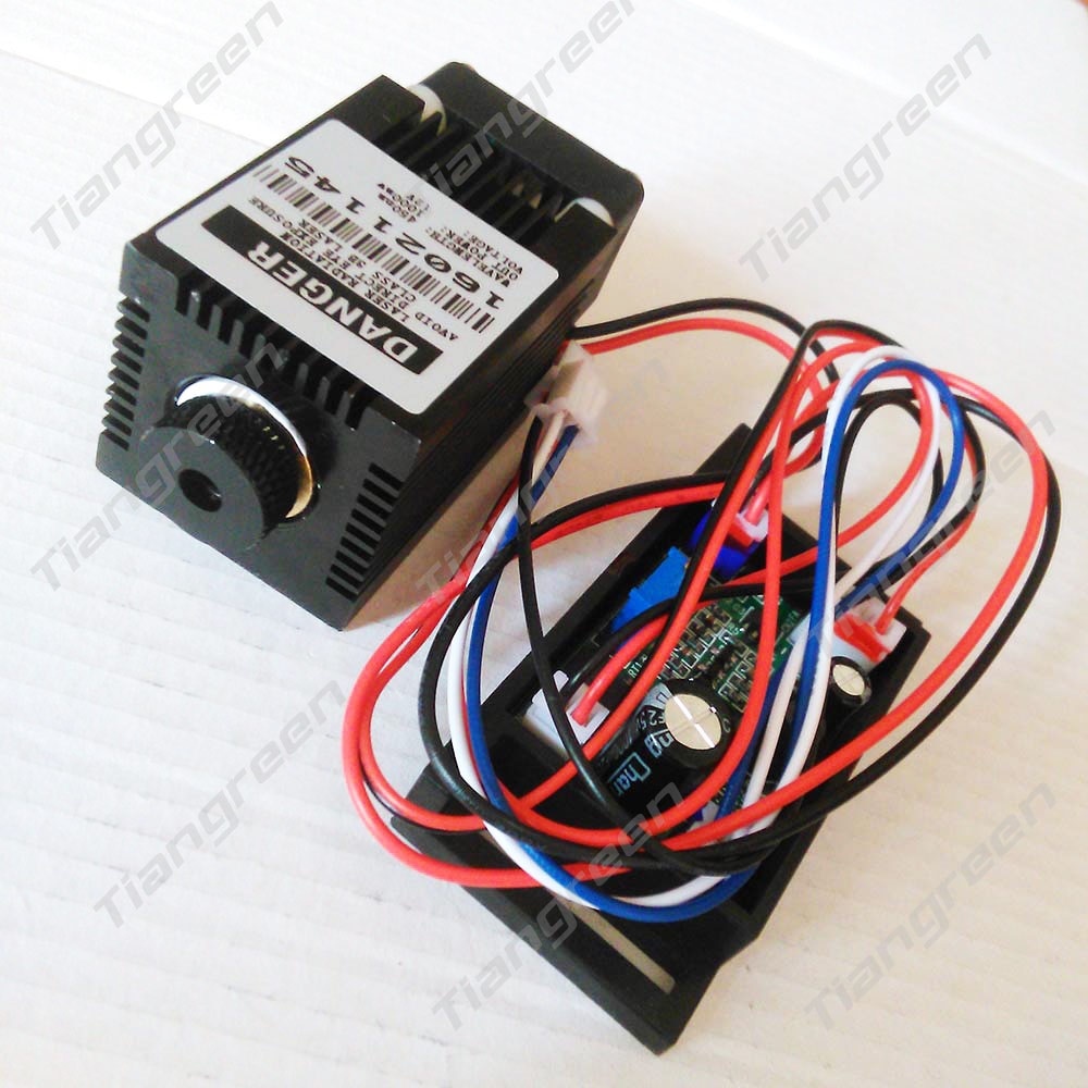 Focus Mini 1W 445nm Blue Laser Module 1000mW Engraving Laser Diode Lens - Image 2